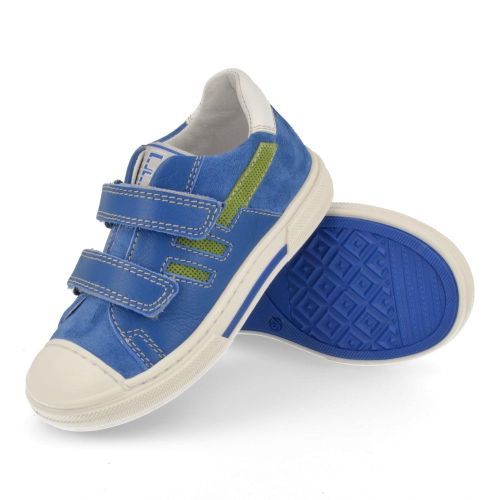 Franco romagnoli sneakers blauw Jongens (blauwe sneaker met velcrosluiting - 8659F014) - Junior Steps