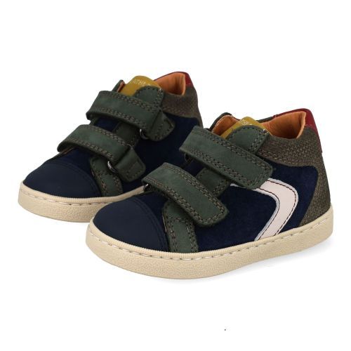 Franco romagnoli sneakers blauw Jongens (blauwe sneaker met velcrosluiting - 9126F086) - Junior Steps