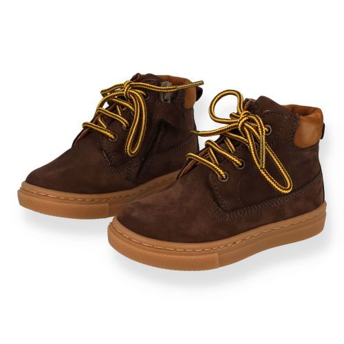 Franco romagnoli veterboot bruin Jongens (bruine veterbottine - 9170F004) - Junior Steps