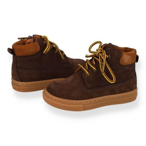 Franco romagnoli veterboot bruin Jongens (bruine veterbottine - 9170F004) - Junior Steps