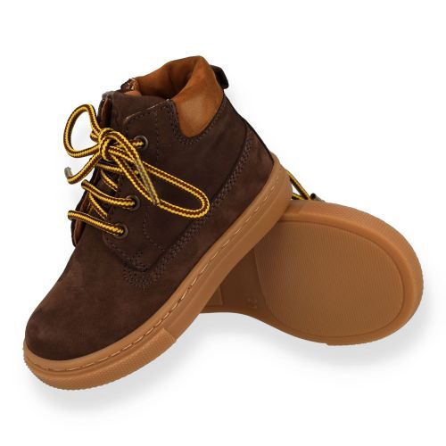 Franco romagnoli veterboot bruin Jongens (bruine veterbottine - 9170F004) - Junior Steps