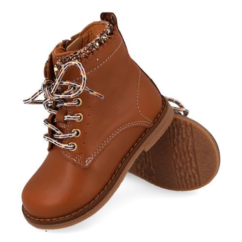 Franco romagnoli Bottines à lacets cognac Filles (9089F038) - Junior Steps