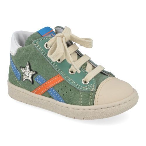 Franco romagnoli sneakers groen Jongens ( - groen sneakertje met stootneus4022F084) - Junior Steps