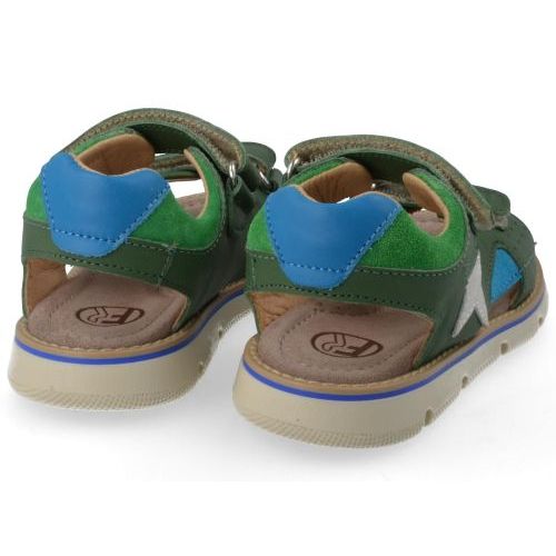 Franco romagnoli sandalen groen Jongens ( - groene sandaal2716F368) - Junior Steps