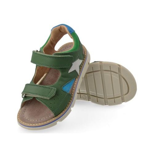 Franco romagnoli sandalen groen Jongens ( - groene sandaal2716F368) - Junior Steps