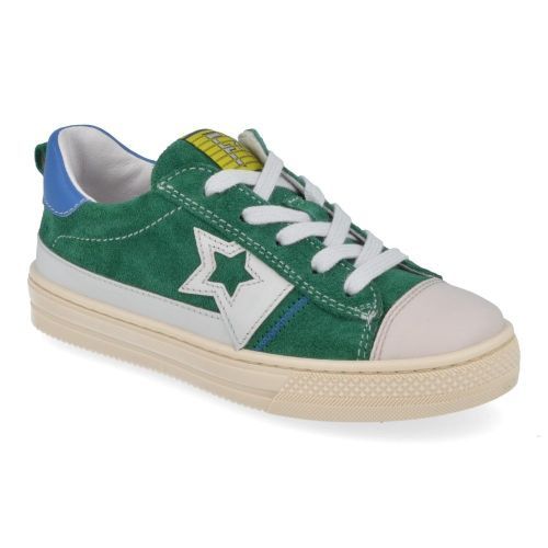 Franco romagnoli sneakers groen Jongens ( - groene  sneaker4607F064) - Junior Steps