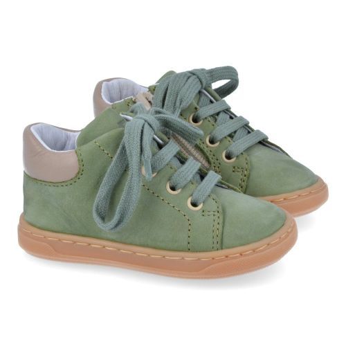 Franco romagnoli sneakers kaki Jongens (kaki groen sneakertje  - 8050F084) - Junior Steps