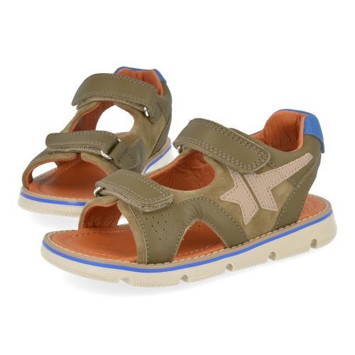 Franco romagnoli sandalen kaki Jongens ( - kaki sandaal4666F006) - Junior Steps