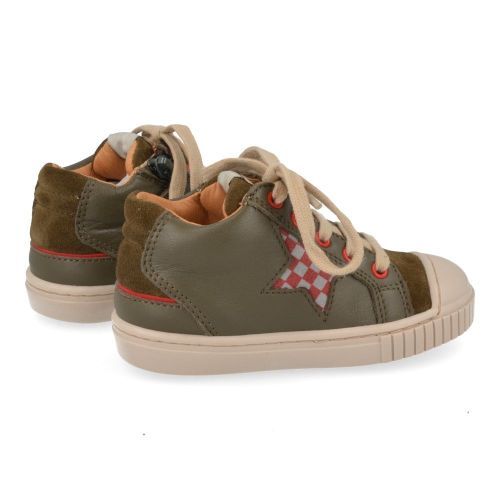 Franco romagnoli sneakers kaki Jongens (kaki sneaker met een verstevigde top - 7127F084) - Junior Steps