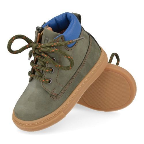 Franco romagnoli veterboot kaki Jongens (kaki veterbottine - 7137F068) - Junior Steps