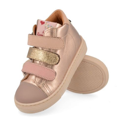 Franco romagnoli sneakers roze Meisjes ( - rozé metallic sneaker 5335F047) - Junior Steps