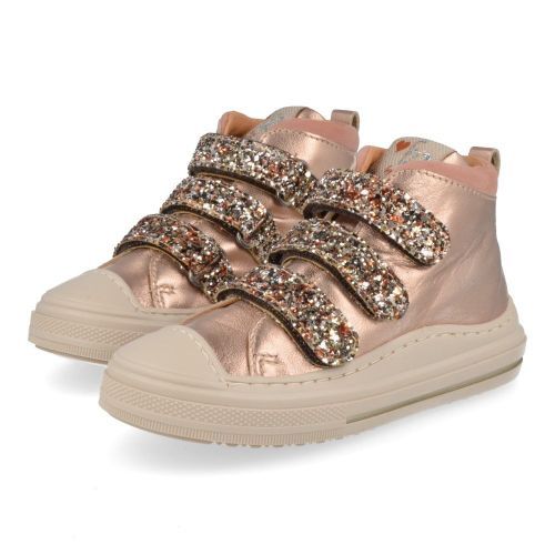 Franco romagnoli sneakers roze Meisjes ( - rozé metallic sneaker 5453F047) - Junior Steps