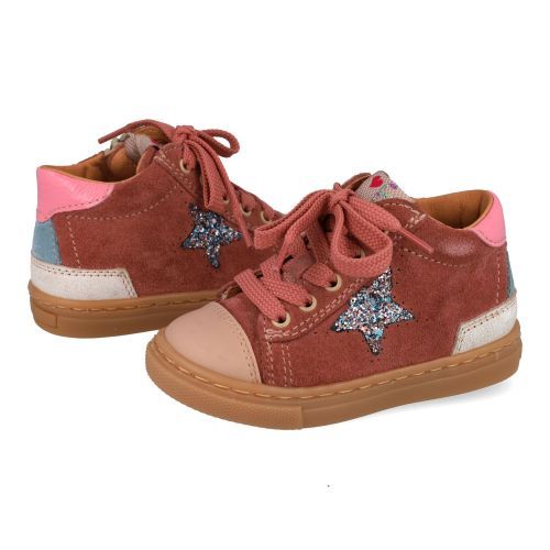 Franco romagnoli sneakers roze Meisjes (roze sneaker met rubberen neus - 9171F016) - Junior Steps