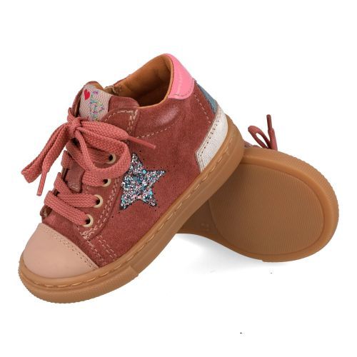 Franco romagnoli sneakers roze Meisjes (roze sneaker met rubberen neus - 9171F016) - Junior Steps