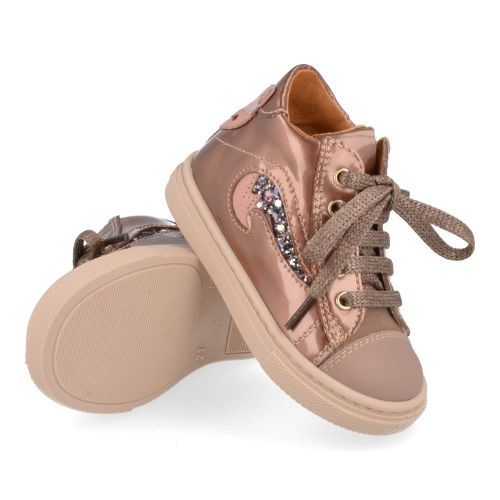 Franco romagnoli sneakers roze Meisjes ( - roze sneaker met rubberen top5268F016) - Junior Steps