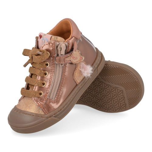 Franco romagnoli sneakers roze Meisjes (roze sneaker met rubberen top - 7136F016) - Junior Steps