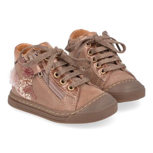 Franco romagnoli sneakers roze Meisjes ( - roze sneaker met rubberen top5235F016) - Junior Steps