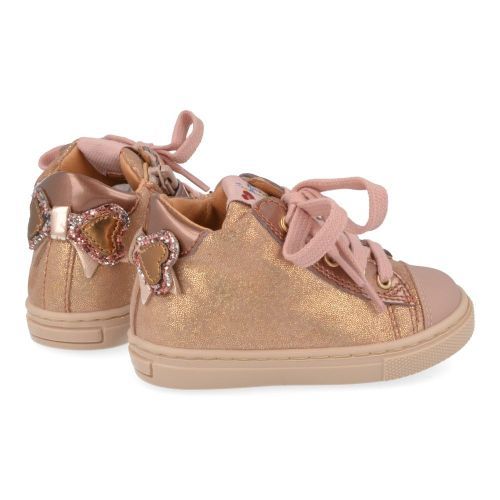 Franco romagnoli sneakers roze Meisjes (roze sneaker met rubberen top - 7145F016) - Junior Steps