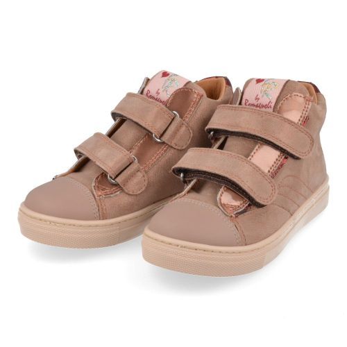 Franco romagnoli sneakers roze Meisjes ( - roze sneaker met velcrosluiting5332F016) - Junior Steps