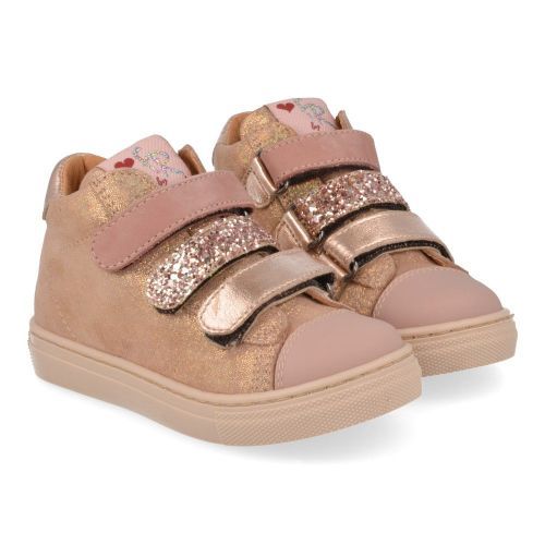 Franco romagnoli sneakers roze Meisjes (roze sneaker met velcrosluiting - 7278F016) - Junior Steps