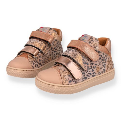 Franco romagnoli sneakers roze Meisjes (roze sneaker met velcrosluiting - 9523F066) - Junior Steps