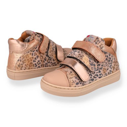 Franco romagnoli sneakers roze Meisjes (roze sneaker met velcrosluiting - 9523F066) - Junior Steps