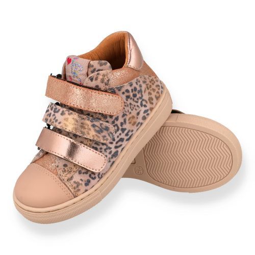 Franco romagnoli sneakers roze Meisjes (roze sneaker met velcrosluiting - 9523F066) - Junior Steps