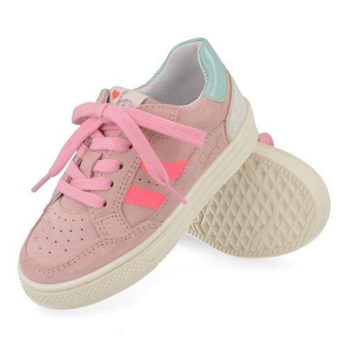 Franco romagnoli sneakers roze Meisjes (roze sneaker  - 8648F016) - Junior Steps