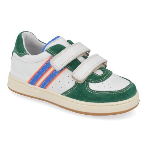 Franco romagnoli sneakers groen Jongens ( - wit groene sneaker6629F026) - Junior Steps