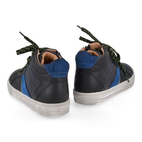 Franco romagnoli sneakers Zwart Jongens ( - zwarte sneaker1925F801) - Junior Steps