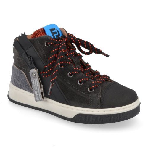 Franco romagnoli sneakers Zwart Jongens ( - zwarte sneaker3552F158) - Junior Steps