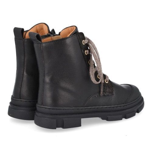 Franco romagnoli Bottes à lacets Noir Filles (5535F101) - Junior Steps