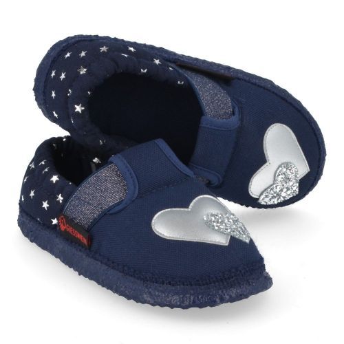 Giesswein Pantoffels blauw Meisjes ( - arzbach blauwe pantoffel41023/548) - Junior Steps