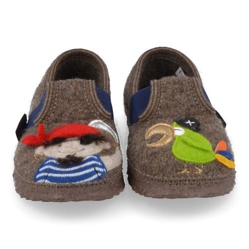 Giesswein Slippers taupe Boys (55023) - Junior Steps