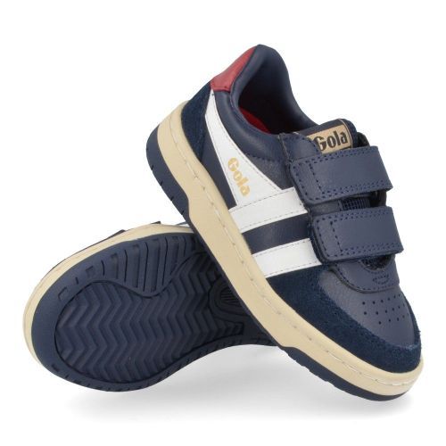 Gola sneakers blauw Jongens ( - blauwe sneaker met velcrosluitingcka336 hawk) - Junior Steps