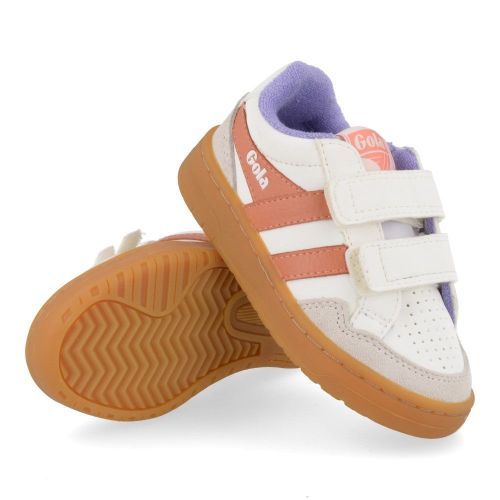 Gola sneakers ecru Meisjes ( - ecru sneaker met velcrosluitingcka530 eagle) - Junior Steps