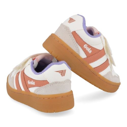 Gola sneakers ecru Meisjes ( - ecru sneaker met velcrosluitingcka530 eagle) - Junior Steps