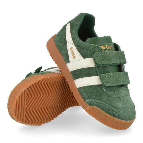 Gola sneakers groen Jongens ( - groene sneaker met velcrosluitingcka192) - Junior Steps