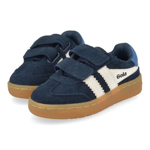 Gola sneakers blauw Jongens (jongenssneaker met velcrosluiting - cka611 viper strap) - Junior Steps