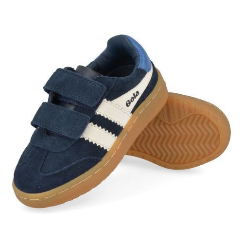 Gola sneakers blauw Jongens (jongenssneaker met velcrosluiting - cka611 viper strap) - Junior Steps