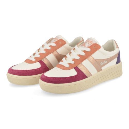 Gola sneakers ecru Meisjes ( - multi kleurige sneaker CLA 207 grandslam quadrant) - Junior Steps