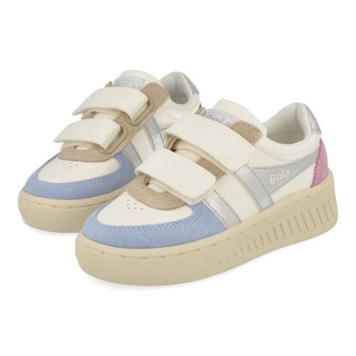 Gola sneakers lichtblauw Meisjes ( - multikleurige sneaker met velcrosluitingcka207 grandslam) - Junior Steps