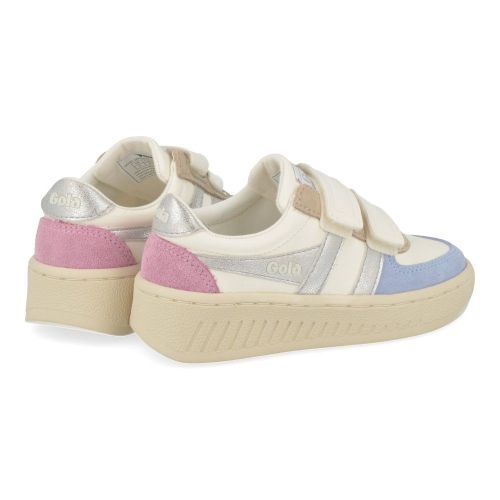 Gola sneakers lichtblauw Meisjes ( - multikleurige sneaker met velcrosluitingcka207 grandslam) - Junior Steps