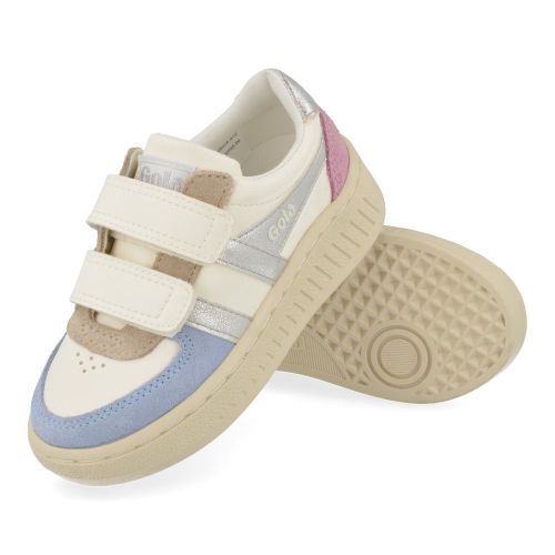 Gola sneakers lichtblauw Meisjes ( - multikleurige sneaker met velcrosluitingcka207 grandslam) - Junior Steps