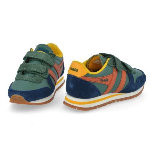 Gola Sneakers Green Boys (CKA 319 Daytona blaze strap) - Junior Steps
