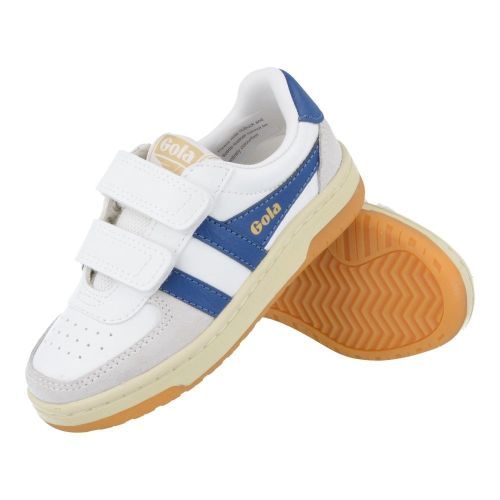 Gola sneakers wit Jongens (Sneaker wit met velcrosluiting - cka 336 hawk) - Junior Steps