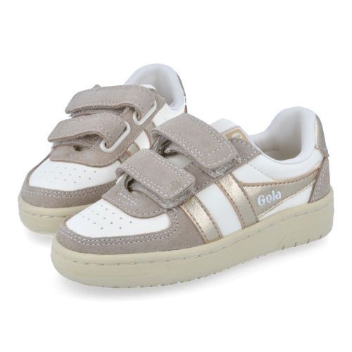 Gola sneakers wit Meisjes (Sneaker wit met velcrosluiting - cka 070 hawk) - Junior Steps