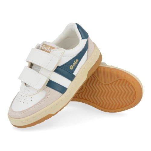 Gola Sneakers wit  (cka336) - Junior Steps