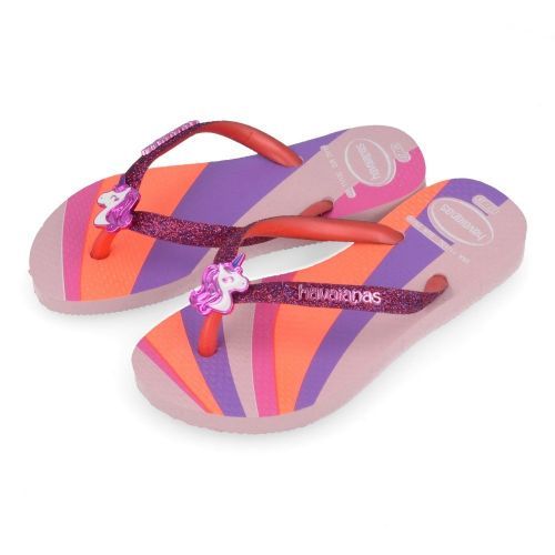 Havaianas slippers paars Meisjes ( - slipper eenhoorn slim glitter4146123/5179) - Junior Steps