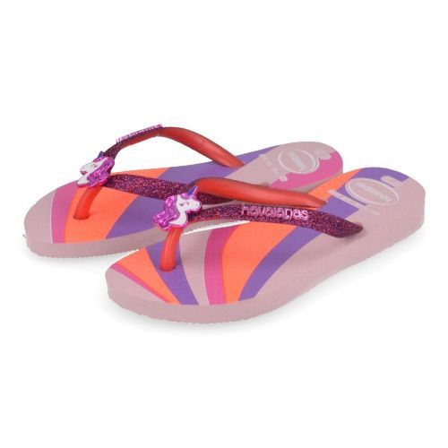 Havaianas slippers paars Meisjes ( - slipper eenhoorn slim glitter4146123/5179) - Junior Steps